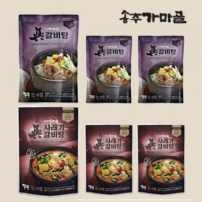 眞(진) 갈비탕 700g * 3팩+眞(진) 시래기 갈비탕 700g * 3팩